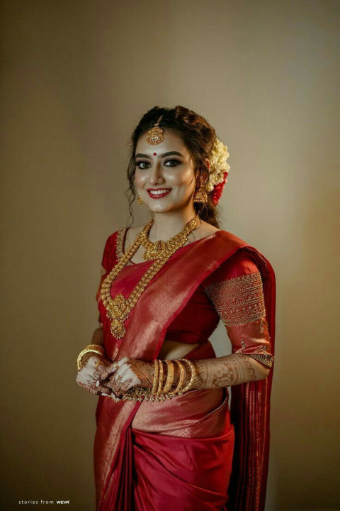 South Indian wedding attire